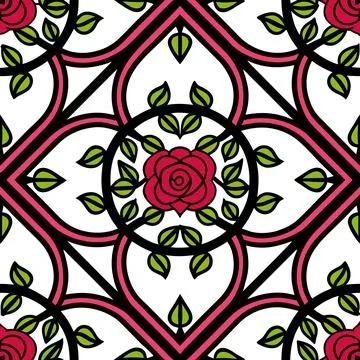 Seamless Geometric Pattern Design for Textile and Fabric Illustrazione stock