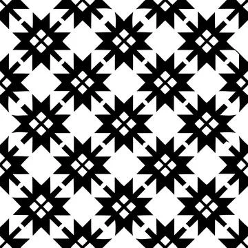 Seamless Geometric Pattern Design for Textile and Fabric Stock-Illustration