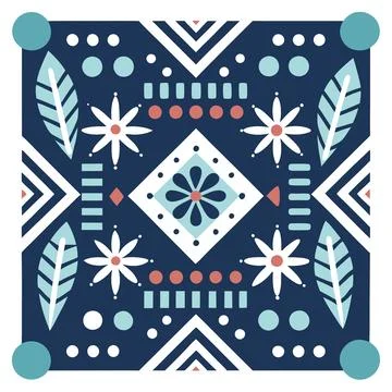 Seamless Geometric Pattern Design for Textile and Fabric Illustrazione stock