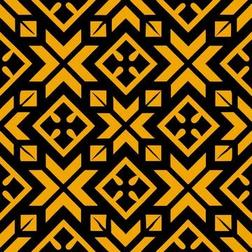Seamless Geometric Pattern Design for Textile and Fabric Stock-Illustration