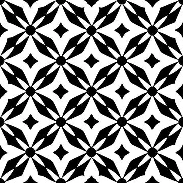 Seamless Geometric Pattern Design for Textile and Fabric Stock Illustration