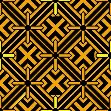 Seamless Geometric Pattern Design for Textile and Fabric Illustrazione stock