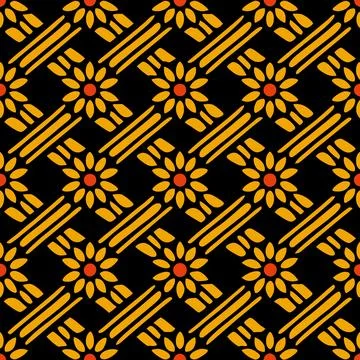 Seamless Geometric Pattern Design for Textile and Fabric Stock Illustration