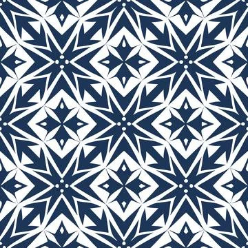 Seamless Geometric Pattern Design for Textile and Fabric Illustrazione stock