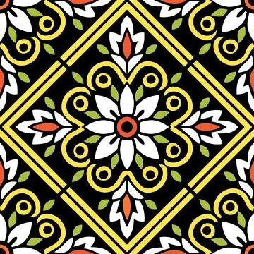 Seamless Geometric Pattern Design for Textile and Fabric Illustrazione stock