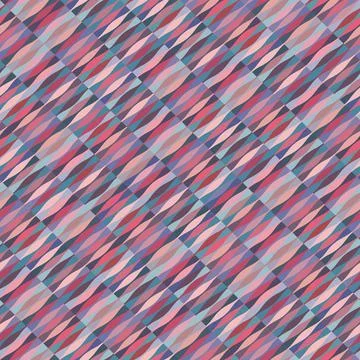 Seamless geometric pattern with diagonal lines of colored tiles. Vector image Stock Illustration