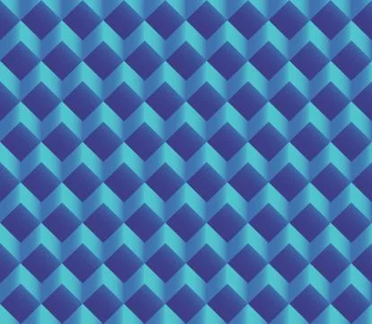 Seamless geometric pattern with diamonds and zigzag waves Stock Illustration