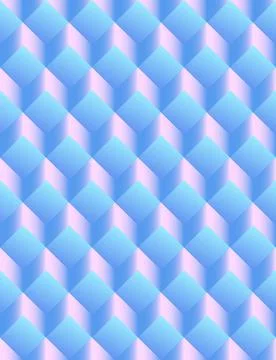 Seamless geometric pattern with diamonds and zigzag waves Stock Illustration