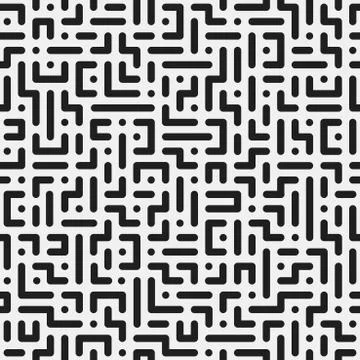 Seamless geometric pattern. Digital vector background. Stock Illustration