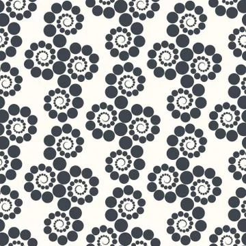 Seamless geometric pattern dots around . Can be used for backgrounds and page Illustrazione stock