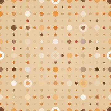 Seamless geometric pattern with dots Stock Illustration
