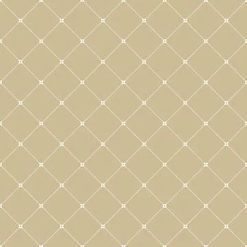 Seamless Geometric Pattern With Dotted Rhombuses Stock Illustration