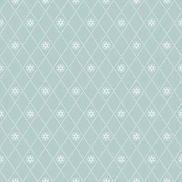 Seamless Geometric Pattern With Dotted Rhombuses Stock Illustration