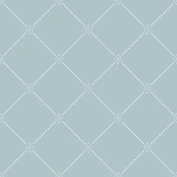 Seamless Geometric Pattern With Dotted Rhombuses Stock Illustration