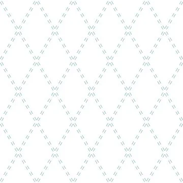 Seamless Geometric Pattern With Dotted Rhombuses イラスト素材