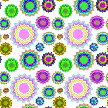 Seamless geometric pattern extended seamless geometric pattern, vector art... Stock Photos