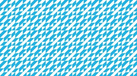 Seamless geometric pattern featuring blue and white triangles and parallelo.. Illustrazione stock