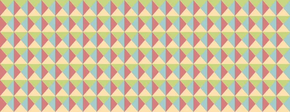 Seamless geometric pattern featuring clean shapes and mosaic texture. Ideal f Stock Illustration