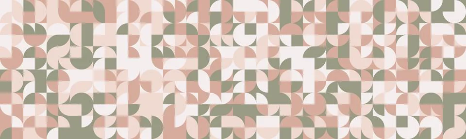 Seamless geometric pattern featuring clean shapes and mosaic texture. Ideal f Stock Illustration