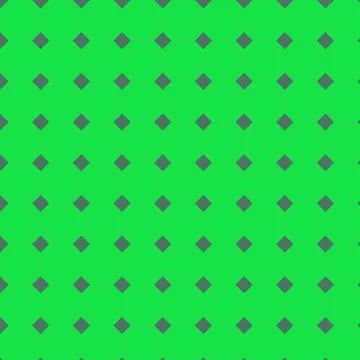 Seamless geometric pattern featuring dark grey diamonds on a vibrant lime g.. Illustrazione stock