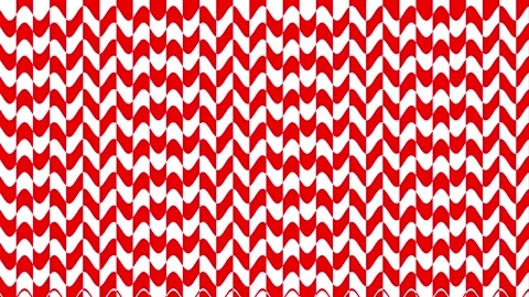 A seamless geometric pattern featuring a vibrant red and white chevron desi.. Stock Footage 305716784