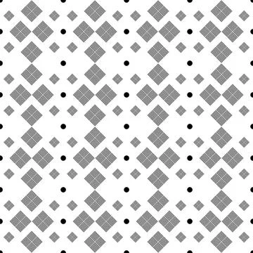 Seamless geometric pattern, geometric pattern with black and gray Stock Illustration