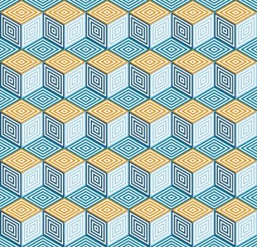 Seamless geometric pattern. Geometric simple print. Vector repeating texture. Stock Illustration