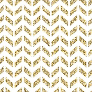 Seamless geometric pattern. Glittering golden surface Illustration