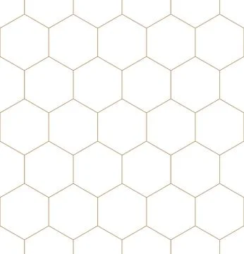 Seamless geometric pattern in golden and white.Fine lines. Stock Illustration