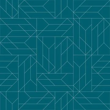 Seamless geometric pattern on green background. Vector seamless pattern. Geom Stock Illustration