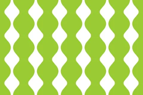 Seamless geometric pattern. In green, white colors. Illustrazione stock