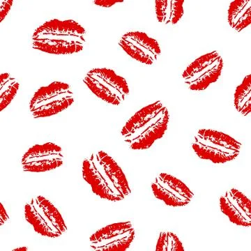 Seamless geometric pattern with hearts. Vector repeating texture Stock Illustration