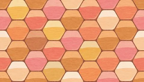 Seamless geometric pattern with honey. Seamless pattern with honey. Abstrac.. Stock Illustration