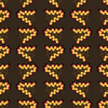 Seamless geometric pattern Stock Illustration