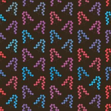 Seamless geometric pattern Stock Illustration