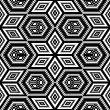 Seamless Geometric Pattern Illustrazione stock