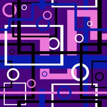 Seamless geometric pattern. Stock Illustration
