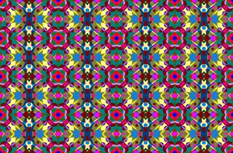Seamless geometric pattern Stock Illustration