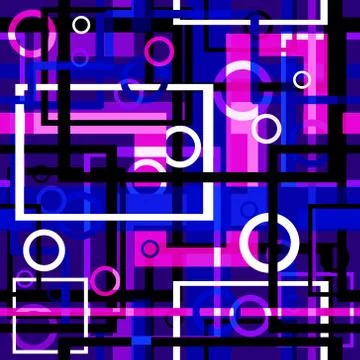 Seamless geometric pattern. Stock Illustration