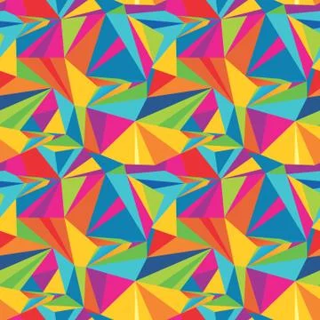 Seamless geometric pattern Stock Illustration