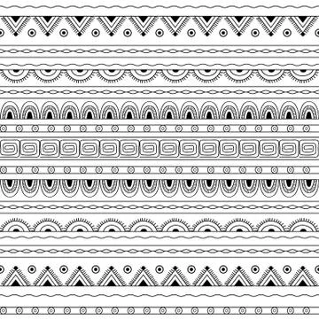 Seamless geometric pattern Stock Illustration