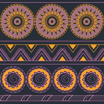 Seamless geometric pattern Stock Illustration