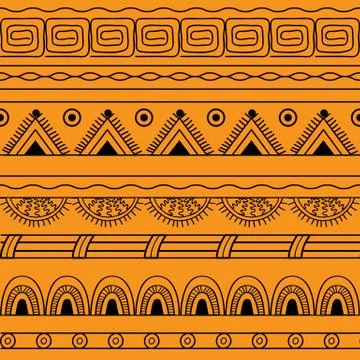 Seamless geometric pattern Stock Illustration