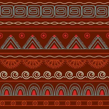 Seamless geometric pattern Stock Illustration