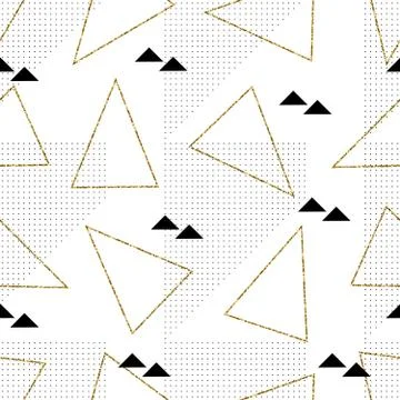 Seamless Geometric Pattern Stock Illustration
