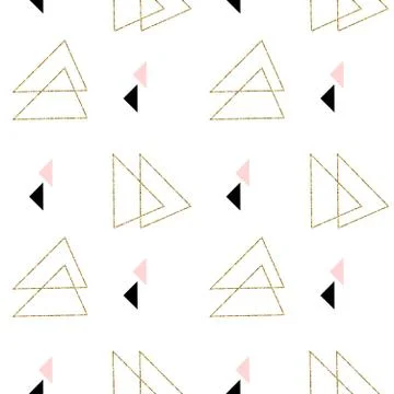 Seamless Geometric Pattern Stock Illustration
