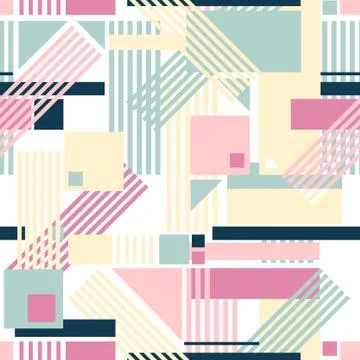 Seamless geometric pattern Stock Illustration