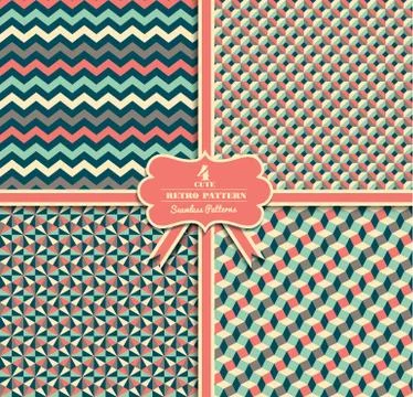 Seamless geometric pattern Stock Illustration