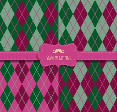 Seamless geometric pattern Stock Illustration