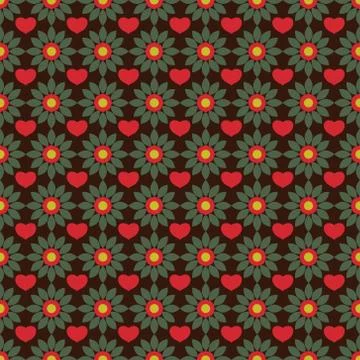 Seamless geometric pattern Stock Illustration